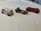 Redline Lot 3 Vintage 1960s Hot Wheels Italy Ferrari Heravyweight Diecast Van