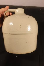 Vintage 9 Inch Stoneware Whiskey Moonshine Jug - Unbranded