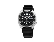 Seiko Prospex SRPE93 Automatic Diver Black Dial Silicone Watch 45mm