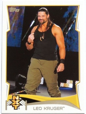 WWE LEO KRUGER AKA ADAM ROSE TOPPS 2014 WRESTLING CARD 12 NXT AEW RC ROOKIE