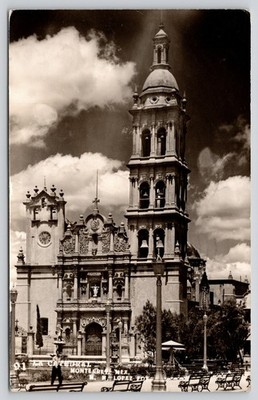 Monterrey Cathedral Three Tiered Bell Tower Nuevo Leon Postcard