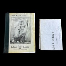 Barcos de Facturación Santa María NR 488 Planos Instrucciones Modelo De Colección Envío