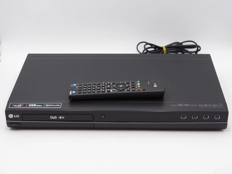 LG DVB-T DVD Recorder DR386D - Tested & Working - With Remote