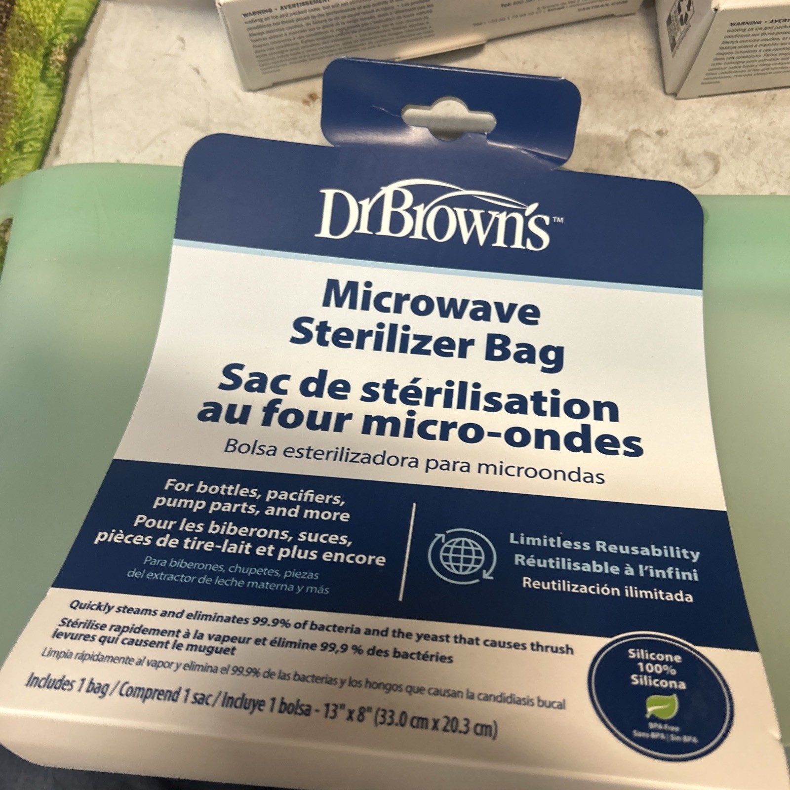 Dr Brown's 100% Silicone Reusable Microwave Steam Sterilizer