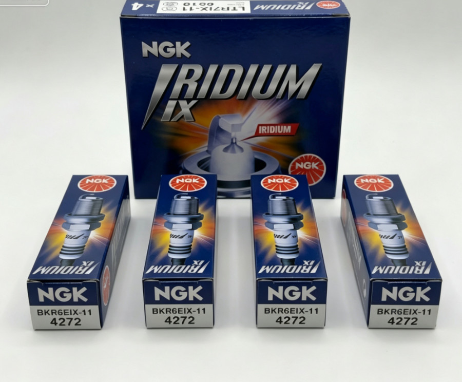 Genuine NGK 4272 BKR6EIX-11 Iridium IX Spark Plugs 4 Pack For Honda Mitsubishi