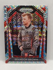 2020 PRIZM RACING BRANDON BROWN SILVER MOSAIC Prizm Card #38 173/199 RC Nascar