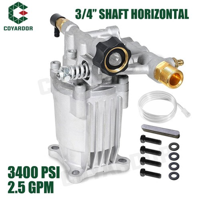 #ad 3400 psi Pressure Washer Pump 3 4quot; Horizontal 2.5 GPM fits for GC190 GC160 more $77.99