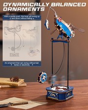 ROKR Ocean Fisher Wooden 3D Puzzle Gravity Swing Mechanical Model Kit Gift