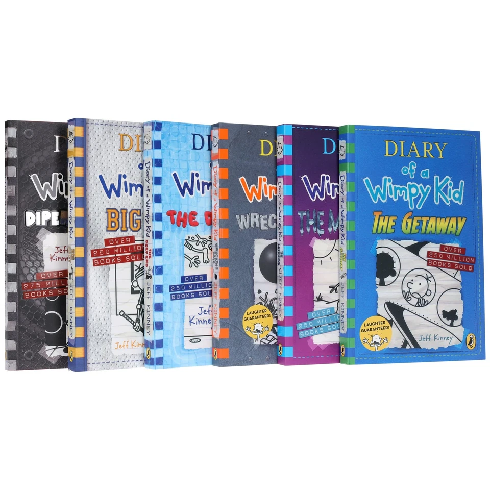 Diary of a Wimpy Kid by Jeff Kinney 6 Books Collection Set - Ages 7+ - Paperback - Image 4 of 4