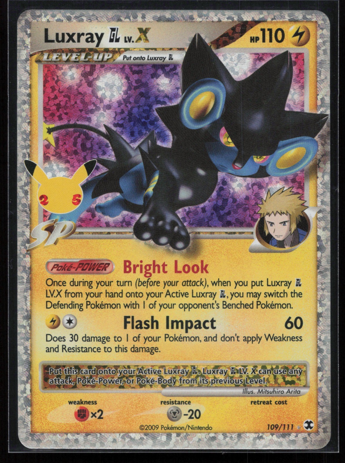 Luxray GL LV.X 109/111 Celebrations: Classic Collection Pokemon TCG Card