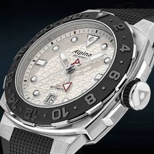 Alpina Seastrong Diver Extreme GMT Automatic 300 Meter Silver Watch 4