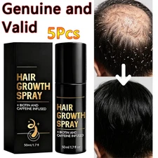 5PC HaloGrow Hair Growth Spray 50ml Natural Hair Thickening Gentle Regrowth Mist