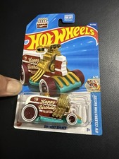 2025 Hot Wheels Birthday Burner #143 Cherry Red Treasure Hunt JBC26 Mainline