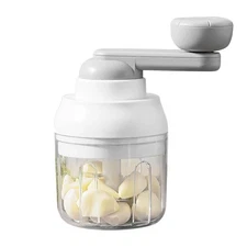Manual Food Processor Mini Cordless Vegetable Garlic Chopper With Hand Crank
