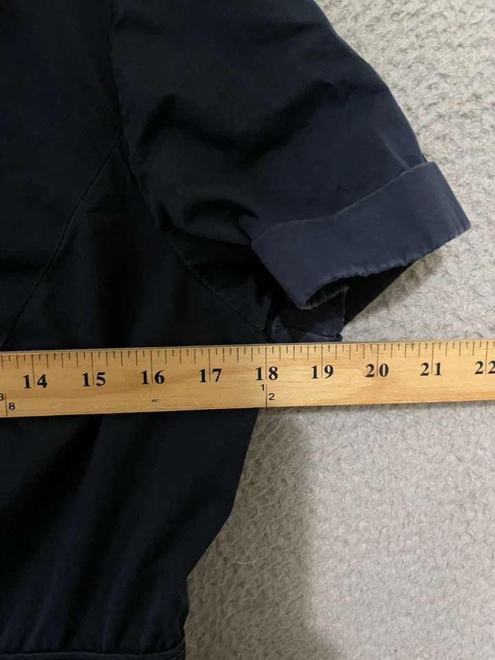 Brooks Brothers 346 Women’s Size 10 Petite Blue Shirt Dress Cotton Short Sleeve - Image 4 of 4