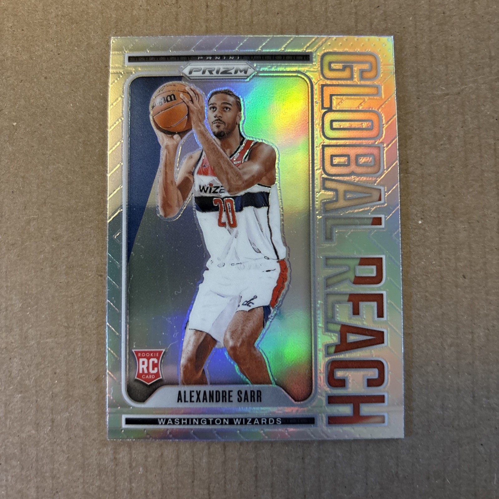 2024-25 Panini Prizm - Global Reach Alexandre Sarr #10 Silver Prizm (RC)