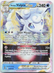 Alolan Vulpix VSTAR 034/195 Silver Tempest