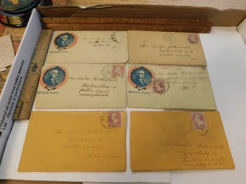 Civil War Letter GROUP- AMOS HOCKENSMITH Fulton County Chambersburg Pa Dec 62!