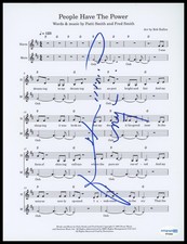 Patti Smith "People Have the Power" AUTOGRAPH Signed 8.5x11 Sheet Music ACOA