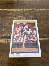 Tom Henke 1991 O-Pee-Chee Premier Toronto Blue Jays #63