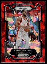 2023-24 Panini Prizm #300 Markquis Nowell Prizms Red Ice Rookie