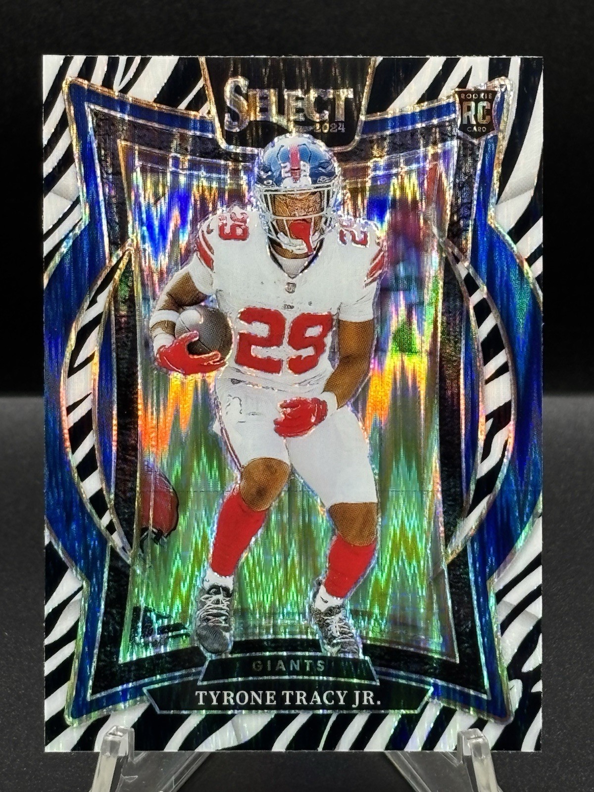 CASE HIT Tyrone Tracy Jr. - 2024 Select Concourse #61 Zebra Shock (RC) MINT