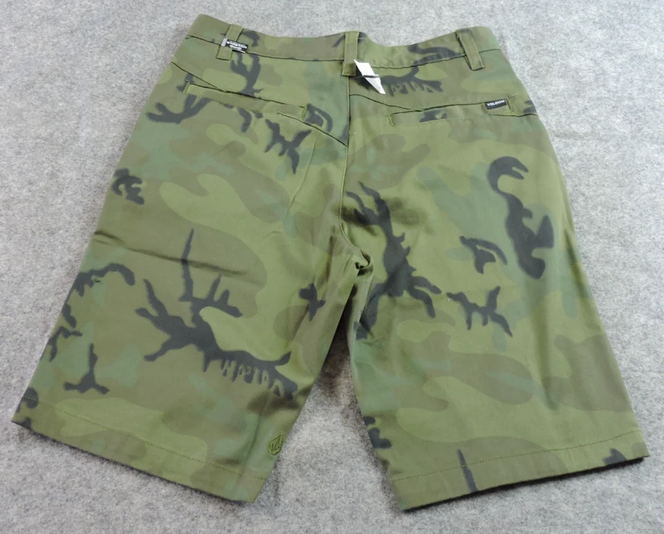 Volcom Mens 31x10 VMonty Stretch 22 Camo Board Shorts NEW - Image 2 of 4