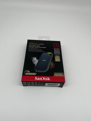 SanDisk Extreme PRO 4TB Externe SSD USB-C NVMe 2000MB/s NEU OVP