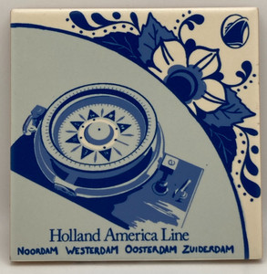 Holland America Line Mariner Collection Coaster Tile 2025/27 Series