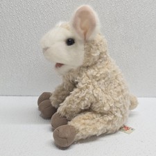 Folkmanis Small Lamb Sheep Full Body Realistic Sitting Hand Puppet Plush