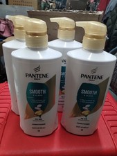 CASE - LOT of 4 Pantene PRO-V Conditioner w/Pump 16 Fl Oz Each - Smooth Sleek