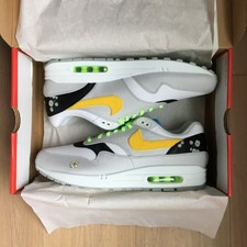 Nike Air Max 1 Daisy GS White Grey Yellow Size 7y for sale online | eBay