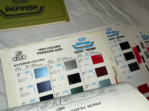 LOT VTG 1979 DUPONT PAINT CHIP COLOR 1970s-1990s random years / domestic import - Bild 8 von 13