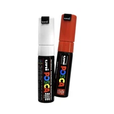 UNI POSCA PC-8K Chisel tip 8.0 mm Bold Line paint marker Graffiti Art Supplies