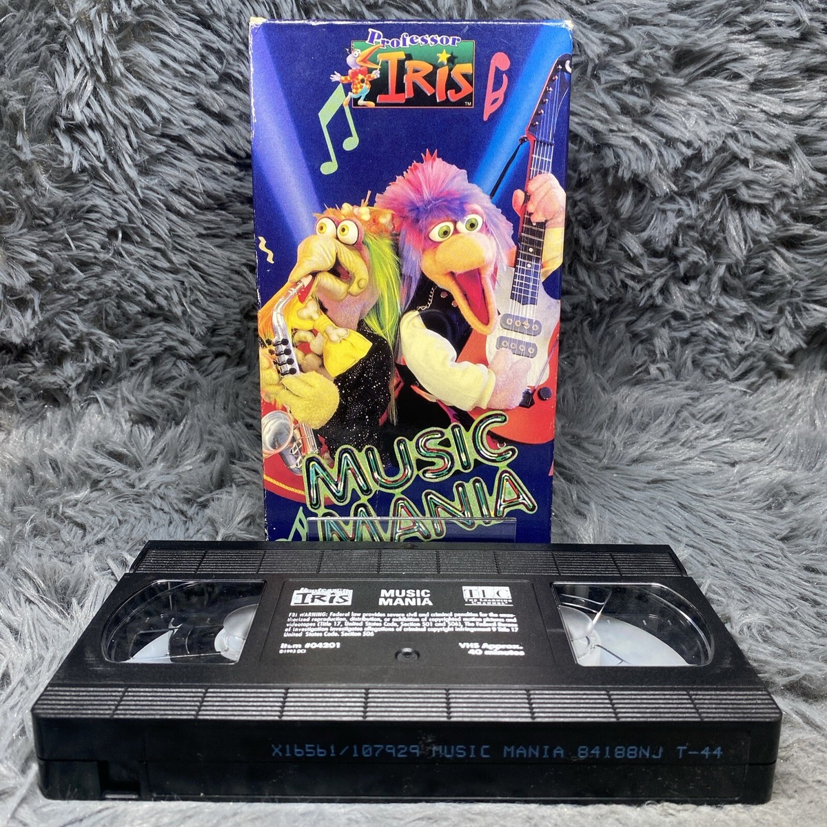 Professor Iris: Music Mania VHS Tape 1993 Ready Set Learn Kids