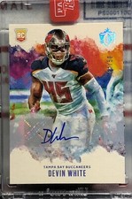 2019 CHRONICLES DEVIN WHITE ROOKIE, #GK36, AUTO, HOLO SILVER, SERIAL #44/50