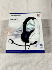 PDP AIRLITE Wired Stereo Gaming Headset for PlayStation 5, 4 PS5, PS4 - White