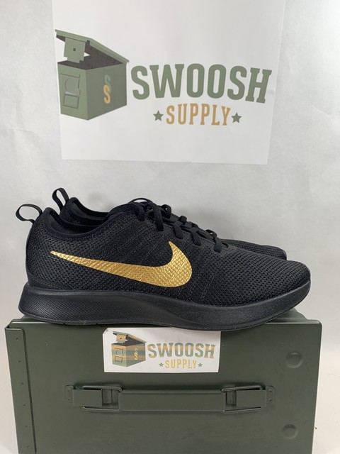 nike dualtone racer black and gold