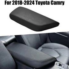 For Toyota Camry 18-24 Car Center Console Lid Armrest Cover Pad Black Protector