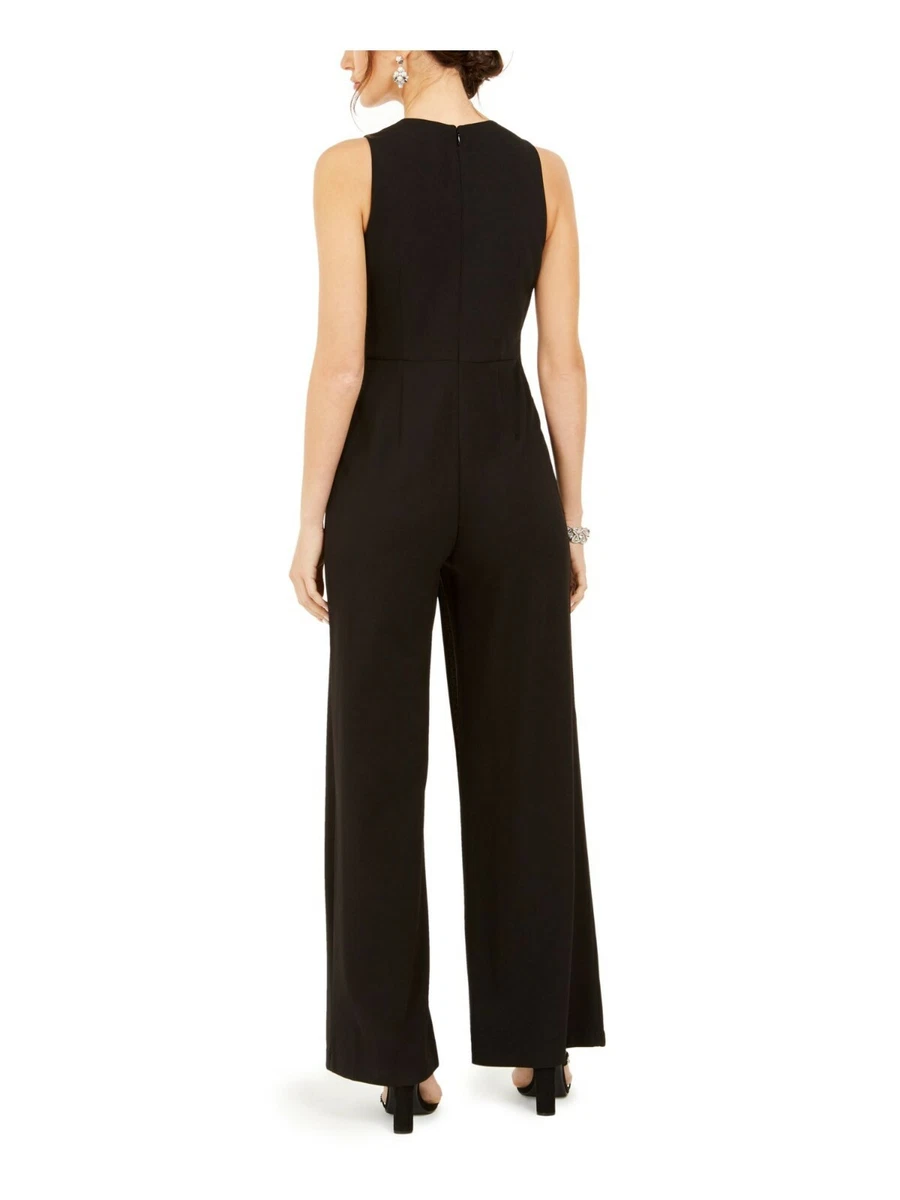 Adrianna papell cheap beaded halter jumpsuit