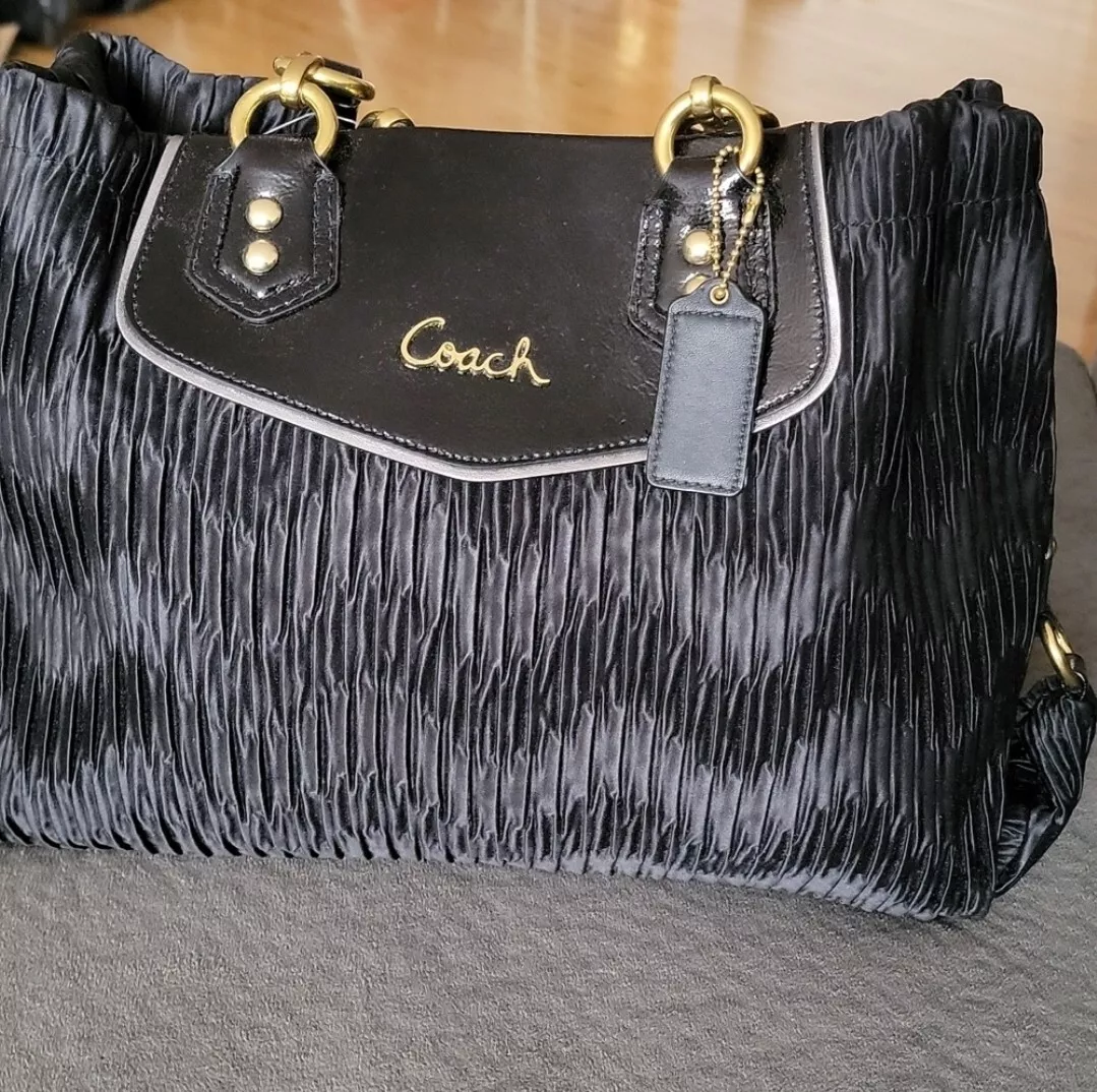 Satin satchel store bag