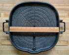 Tabletop Korean Barbecue Cast Iron Square Grill Pan KitchenArt Brand (키친아트) — photo 3