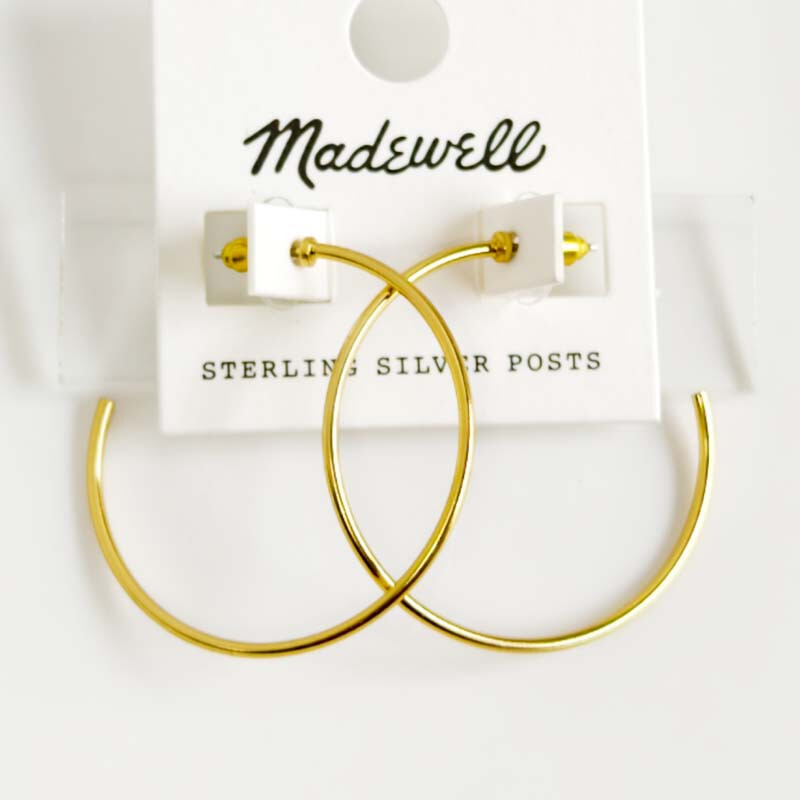 40mm Thin Open Hoop Earrings for Women - Fashionable Gift for Parties & Vacations