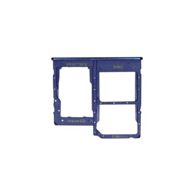 SIM microSD Card Tray Dual for Samsung Galaxy A31 Blue Cell Phone Repair Part