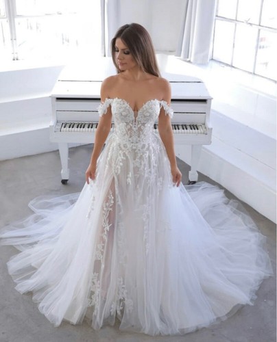 Beach Wedding Dress Bridal Gown Size 