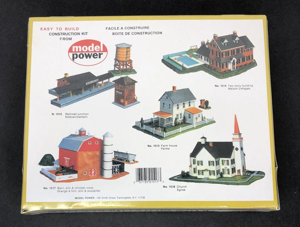 Model Power Barn Silo Chicken Coop 1517 N Scale Model Train Construction Kit New - Image 2 of 4