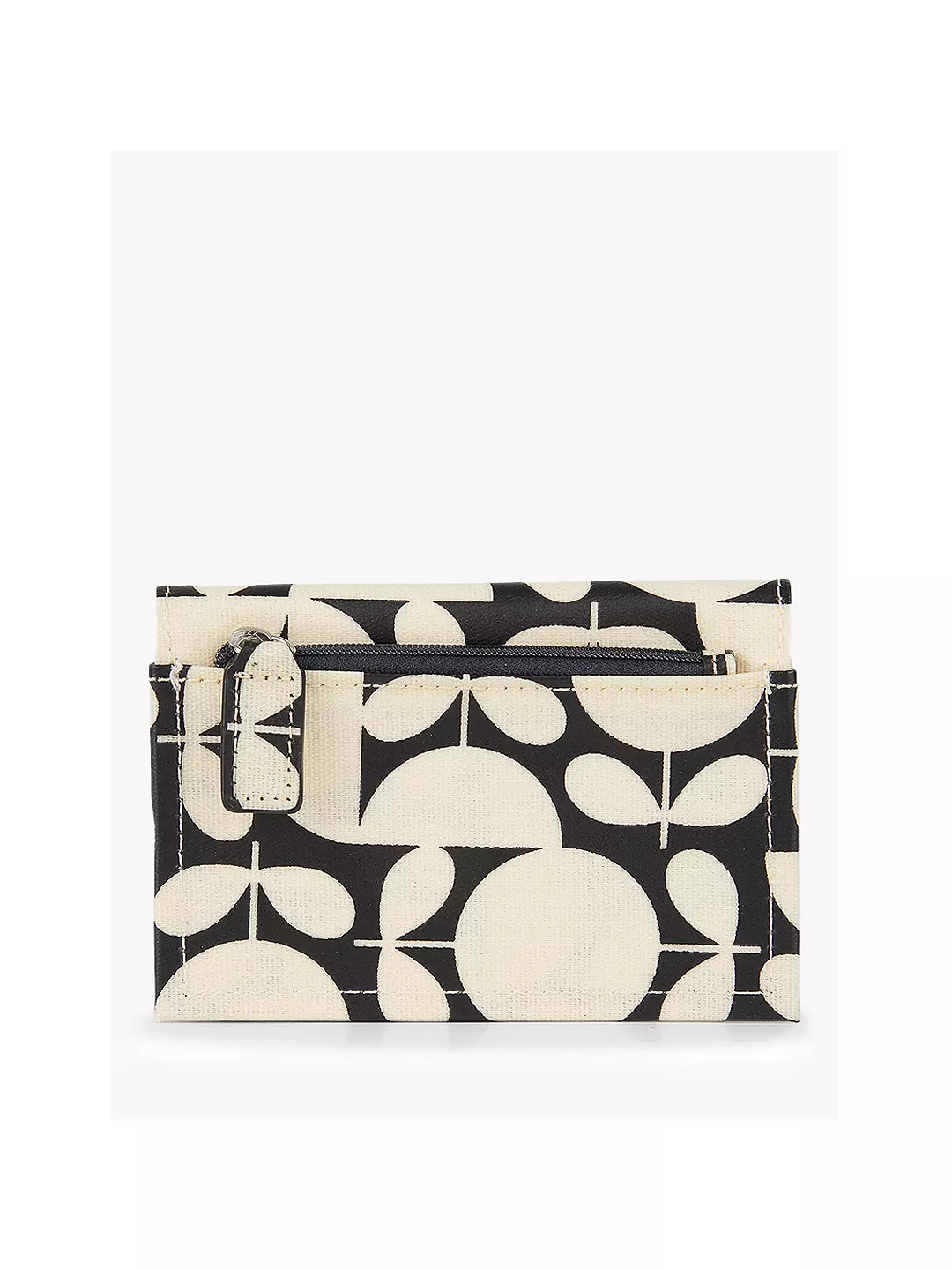 Brand New Orla Kiely Poppin Card Holder Purse Jet Black Patchwork Print eBay