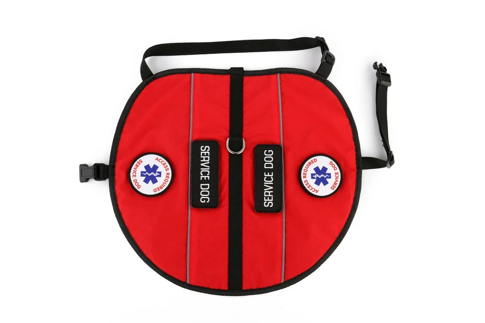 Service Dog - Support Dog - Therapy Dog Vest Harness Patches ALL ACCESS CANINE™ - Image 4 of 4