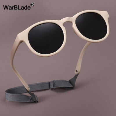 Round Polarized Sunglasses - UV400 Flexible Silicone Glasses  display picture 1
