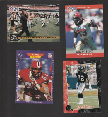 Lot 4 Atlanta Falcons Jerry Glanville Bill Fralic Tim McKyer Aundray Bruce